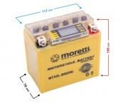 Acumulator 12v5AH (I-GEL) MORETTI MTX5L-BS