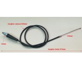 Cablu acceleratie cross china 125cc (lung. totala 97 cm) Loncin,Lifan,KXD